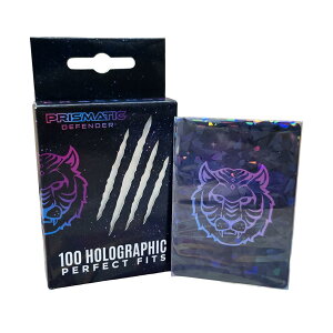 Prismatic Defender Holographic Card Sleeves Perfect Fit Fracture 100������
