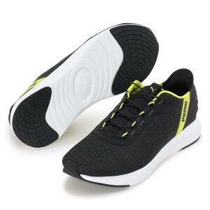 SOFTRIDE �N���[�Y EASE IN 26�N�t�ăJ���[ PUMA Black/Flat Dark Gray/Lux Lime(08) �T�C�Y:255