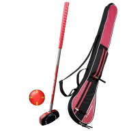 【ニチヨー】グラウンドゴルフセット スコアアップセット7 レッド 82cm G-SU7【3点セット】 | NICHIYO グ…