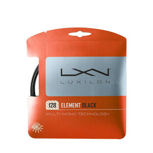 LUXILON(���L�V����) �e�j�X �X�g�����O �K�b�g ELEMENT BLACK 128 (�G�������g �u���b�N 128) �P���� �u���b�N WRZ990410