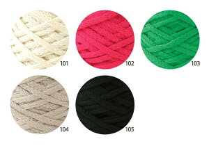 �n�}�i�J HAMANAKA ��҂� �ю� �R�g�� �`�����L�[ COTON CHUNKY �ɑ� �^�C�v COL. 101 �I�t�z���C�g �n 250g �ʊ� ��110m 3917