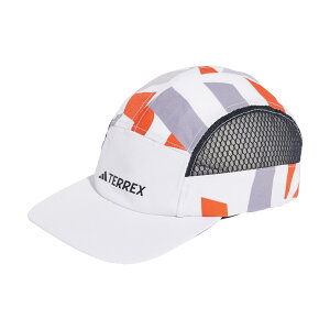 �A�f�B�_�X �L���b�v TRX 5P �L���b�v GRPH ���j�Z�b�N�X��l KPI98 �z���C�g/�Z�~�C���p�N�g�I�����W/�u���b�N (JJ1478) 54-57cm