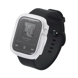 �G���R�� Apple Watch �ی�P�[�X 44mm [Apple Watch SE3/SE2/SE �Ή�] TOUGH SLIM LITE �P�[�X �����K���X 10H �w��h�~ ��U�h�~ TPU�f�� �N���A AW-25DFCTSLCR