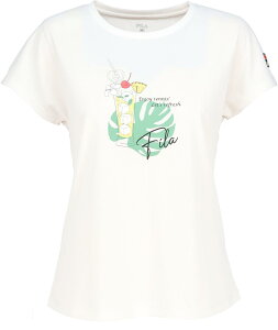 FILA TENNIS(�t�B�� �e�j�X) �e�j�X �����V���c �O���t�B�b�NT�V���c CZ6SGW018 ���f�B�[�X �z���C�g M