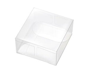 HEIKO PVC �N���X�^���{�b�N�X 40×20×40 ���n 1�p�b�N 10���� 006850100