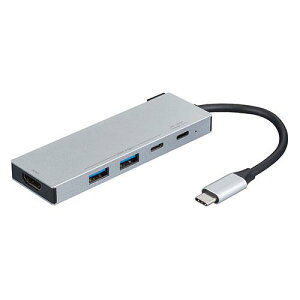 �i�J�o���V PD�Ή� Type-C5in1�X�^���_�[�h �h�b�L���O�X�e�[�V���� 5�̋@�\��1�ɂ܂Ƃ܂� ����1cm�X�����{�f�B �V���o�[ UD-C13SL