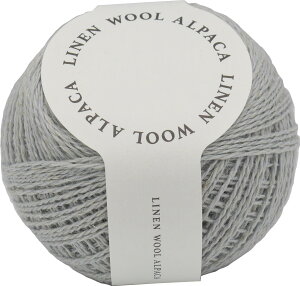 DARUMA (�_���}) ��҂ݖю� ���l�� �E�[�� �A���p�J (LINEN WOOL ALPACA) ���� �^�C�v COL. 2 �A�b�V�� �O���[ �n 50g ��200m 4300