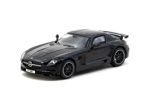 �X�s�[�h�}�X�^�[�W���p�� (Speedmaster Japan) TARMACWORKS 1/64 Mercedes-Benz SLS AMG Coupe Black Series Black Metallic �����i T64G-027-BK