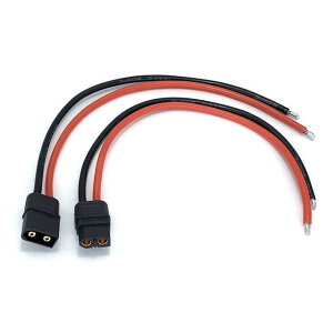 14AWG���C���[200mm�t XT-60�R�l�N�^�[(�u���b�N) 1�y�A