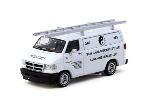 T64G-032-NYS Tarmac Works 1/64 Dodge Van New York Sunshine