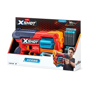ZURU XSHOT Excel Xcess �G�b�N�X�V���b�g �G�N�Z�� �G�N�Z�X �_�[�c16�{�t�� �u���X�^�[�ߋ� �I���� �X�|���W�_�[�c 36436 ���K�i