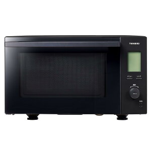 TWINBIRD(�c�C���o�[�h) �d�q�����W �t���b�g�e�[�u�� �ԊO���Z���T�[ �w���c�t���[ 23L 1000W �V���� �u���b�N DR-F423B