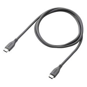 �G���R�� USB2.0�P�[�u�� USB Type-C TM - USB Type-C/240W/�Ȃ߂炩 1m �O���[ MPA-CCPESS10GY