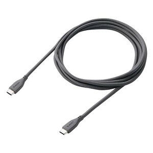 �G���R�� USB2.0�P�[�u�� USB Type-C TM - USB Type-C/240W/�Ȃ߂炩 2m �O���[ MPA-CCPESS20GY