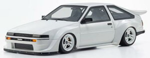 ���� (Kyosho) samurai 1/18 �g���^ �X�v�����^�[ �g���m AE86 Khyzyl Saleem (�z���C�g) �����i KSR18070W
