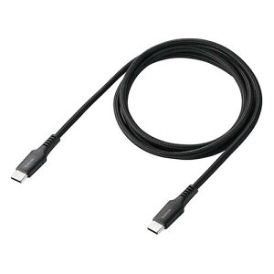 �G���R�� USB2.0�P�[�u�� USB Type-C TM - USB Type-C/240W/���ϋv 1m �u���b�N MPA-CCPES10BK