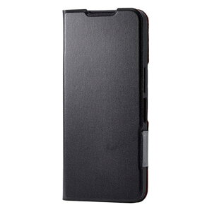 �G���R�� AQUOS wish5(SH-52F) �P�[�X �J�o�[ �蒠�^ �\�t�g���U�[ TPU �ϏՌ� �Ռ��z�� �y�� ���^ �J�[�h���[�|�P�b�g �X�^���h�@�\ �V���v�� �u���b�N PM-S251PLFUBK