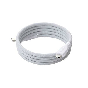 �G���R�� �܂Ƃ܂�}�O�l�b�g�P�[�u��(USB Type-C - USB Type-C/���b�V��) 1m �z���C�g MPA-CCTMG10WH