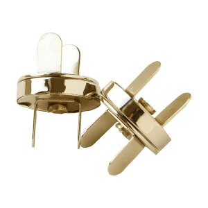 ���{�R�t�f��(Nippon Chuko) ���܃}�O�l�b�g�{�^�� �������݃^�C�v��12mm 2�g�� �S�[���h SM10-G �S�[���h