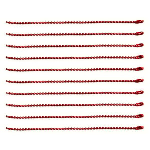 ���{�R�t�f��(Nippon Chuko) �J���[�{�[���`�F�[�� 1.5mm×10cm 10�{�� ���b�h NS292 ���b�h