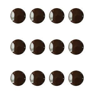 ���{�R�t�f��(Nippon Chuko) �J���[ �g���l�����{�^�� 13mm 12�� �u���E�� CG3400-13-45 �u���E��