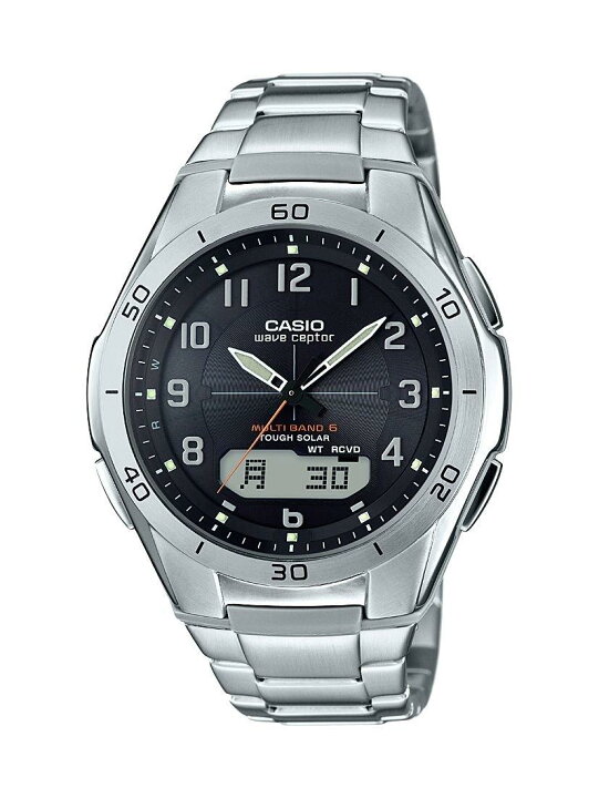楽天市場】[カシオ]Casio 腕時計 WAVECEPTOR 世界6局電波対応ソーラー 