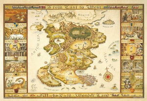 ̂܂ 1000s[X WO\[pY WACHIFIELD 킿ӂ[ǂ̒n} yRpNgs[Xz (26x38cm)