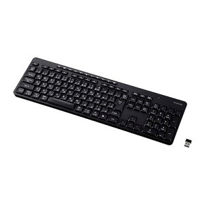 �G���R�� 2.4GHz�É��t���L�[�{�[�h �u���b�N TK-QT11FDMBK