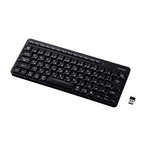 �G���R�� 2.4GHz�É��~�j�L�[�{�[�h �u���b�N TK-QT11MDMBK