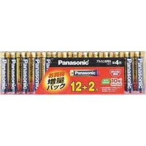 Panasonic �P4�`�A���J�����d�r 12+2�{�p�b�N ���葝�ʃp�b�N LR03XJSP/14S