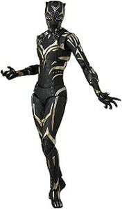 ���f�B�R���E�g�C (MEDICOM TOY) MAFEX �}�t�F�b�N�X No.275 BLACK PANTHER �u���b�N�p���T�[ (WAKANDA FOREVER) �S����145mm �m���X�P�[�� �h���ς� �A�N�V�����t�B�M���A