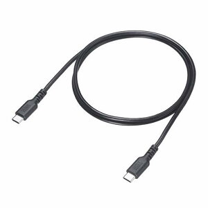�T�����T�v���C USB 2.0 Type-C�P�[�u�� C-C�E�X�g���[�g�E60W�E1m KU-CCP6010TK2