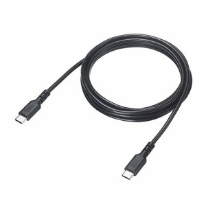 �T�����T�v���C USB 2.0 Type-C�P�[�u�� C-C�E�X�g���[�g�E60W�E2m KU-CCP6020TK2