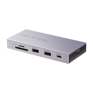 �T�����T�v���C USB-C �h�b�L���O�X�e�[�V���� 10in1 HDMI 4K/60Hz PD�ő�90W���d �L��LAN 1Gbps USB-C/A SD microSD 3.5mm�I�[�f�B�I �P�[�u�����E�� �����u���^ MacBook Windo...