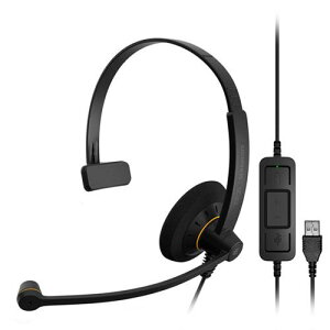 EPOS IMPACT SC 30 USB ML �w�b�h�Z�b�g - USB�ڑ�, �m�C�Y�L�����Z�����O�}�C�N, �X�e���I�T�E���h, �N���A�Ȓʘb, Microsoft Teams �F��, �I�[���f�C�R���t�H�[�g