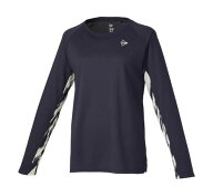 [DUNLOP] ダンロップ テニスウエア ロングスリーブTシャツ レディース 2026FW DAP1664W ネイビ- O