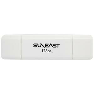 SUNEAST USB3.2 �t���b�V�������� USB 128GB Type-A USB Type-C �����ڃ^�C�v �L���b�v�� Android/Mac/Win �������K�i SE-USB3.0-128GC1