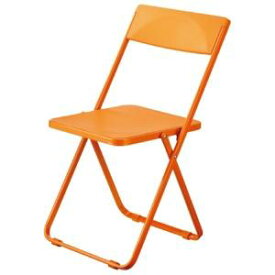 折りたたみイス SLIM フォールディングチェア オレンジ