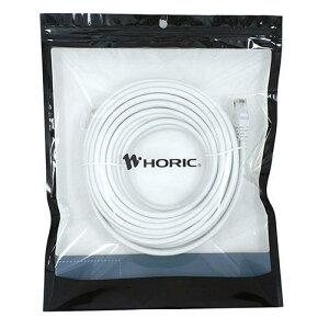HORIC LAN�P�[�u�� UTP �J�e�S���[6A CAT6A�Ή��̃X�^���_�[�h�^�C�v 15m �z���C�g LC150-135RW