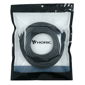HORIC LAN�P�[�u�� UTP �J�e�S���[6A CAT6A�Ή��̃X�^���_�[�h�^�C�v 15m �u���b�N LC150-137RB