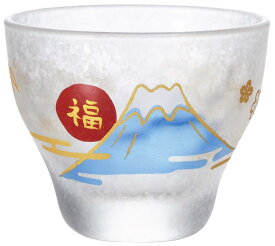 アデリア(ADERIA) 酒器 盃 めでたmono 富士山 90ml [猪口/おちょこ/酒グラス] 日本製 化粧箱入 誕生日 ギフト プレゼント 6084