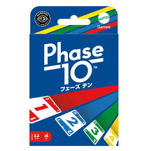 �}�e���Q�[��(Mattel Game) �t�F�[�Y �e�� Phase 10 �Q�[�� �p�[�e�B�[�O�b�Y �m��Q�[�� �J�[�h�Q�[�� 112�� 2-6�l�p 7�΂��� �u���[ HCF91