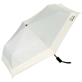【自動開閉】男の晴雨兼用傘 Wpc. IZA(イーザ) AUTOMATIC & SAFE (切り継ぎ) オフ×ライトグレー ≪遮熱/遮光率100%/UVカット率100%/UPF50+/晴雨兼用≫ 折りたたみ傘 自動開閉 日傘 メンズ ZA029-0...