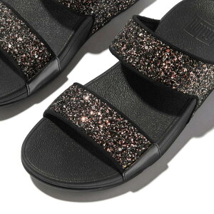 �yfitflop�zLULU �}���`�g�[�i�� �O���b�^�[ �X���C�h Black Multi 23.0CM