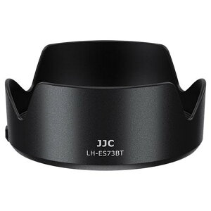 JJC �����Y�t�[�h �L���m�� Canon ES-73B �݊� �t�� �Ԍ` Canon RF 45mm F1.2 STM�Ή� �u���b�N JJC-LH-ES73BT