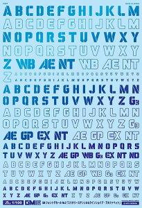 GM-615 1/144 GM �t�H���g�f�J�[�� No.3�u�~���^���[�X�e���V��&���C���V�F�C�v �E�A���t�@�x�b�g�v�y�v���Y���u���[&�l�I���u���[�z �ėp ���]�ʃf�J�[�� �O�b�h�}�[�N�f�J�[�� MYK DESIGN [�A�V�^