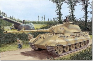 �v���b�c �h���S�� 1/72 ��񎟐��E��� �h�C�c�R Sd.Kfz.182 �L���O�^�C�K�[ �|���V�F�C�� �v�����f�� DR7231
