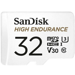 SanDisk 32GB High Endurance Video MicroSDHC Card with Adapter for Dash Cam and Home Monitoring Systems - C10, U3, V30, 4K UH...