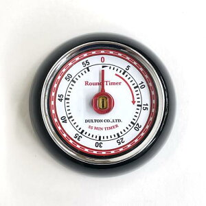 _g(Dulton) Lb`pi Lb`^C}[ EBY }Olbg ubN 30×a70mm KITCHEN TIMER WITH MAGNET BLACK 100-189BK