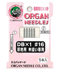 �I���K���j ORGAN NEEDLES �E�Ɨp�~�V���j DB×1 #16 ���n�p�{�D����p